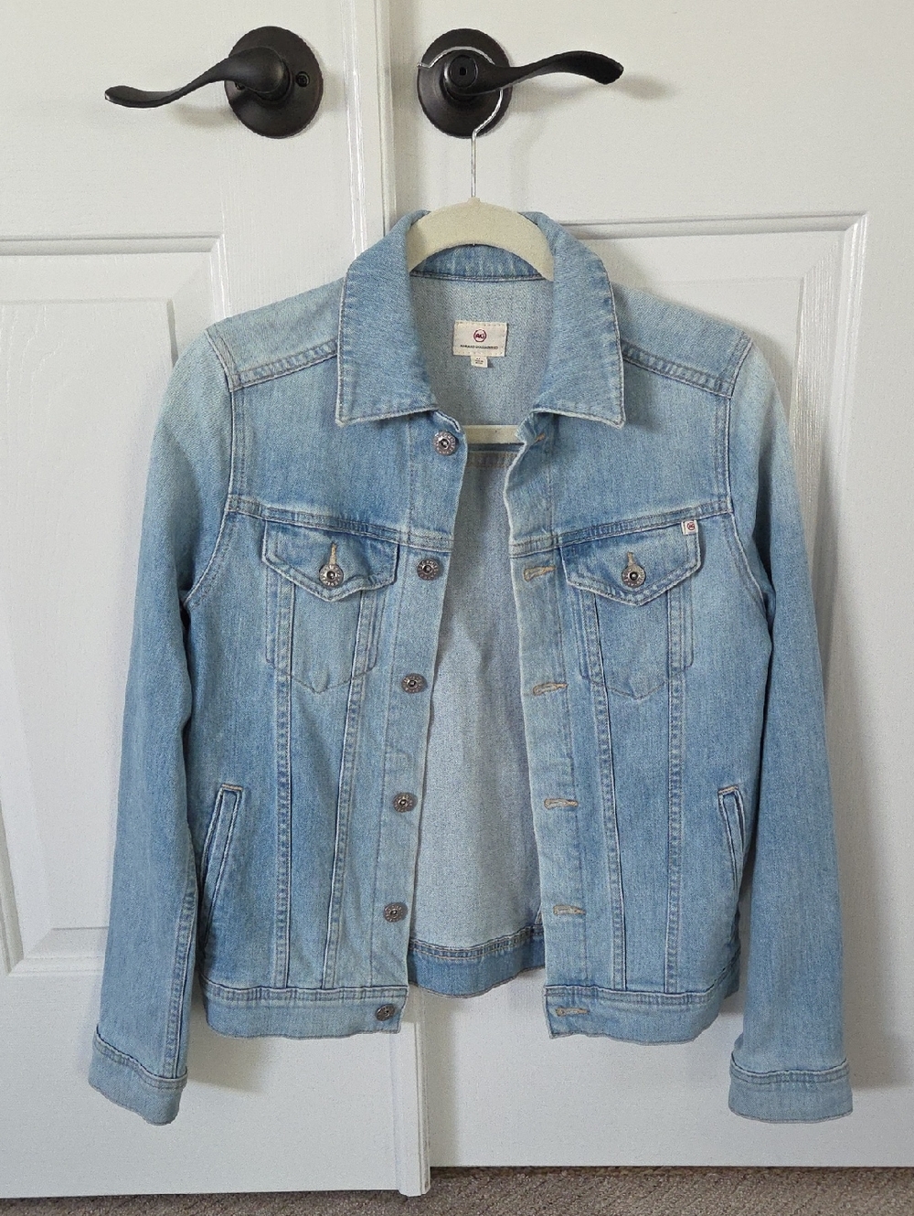 Light Blue Denim Jacket - Women's Classic Trucker Style